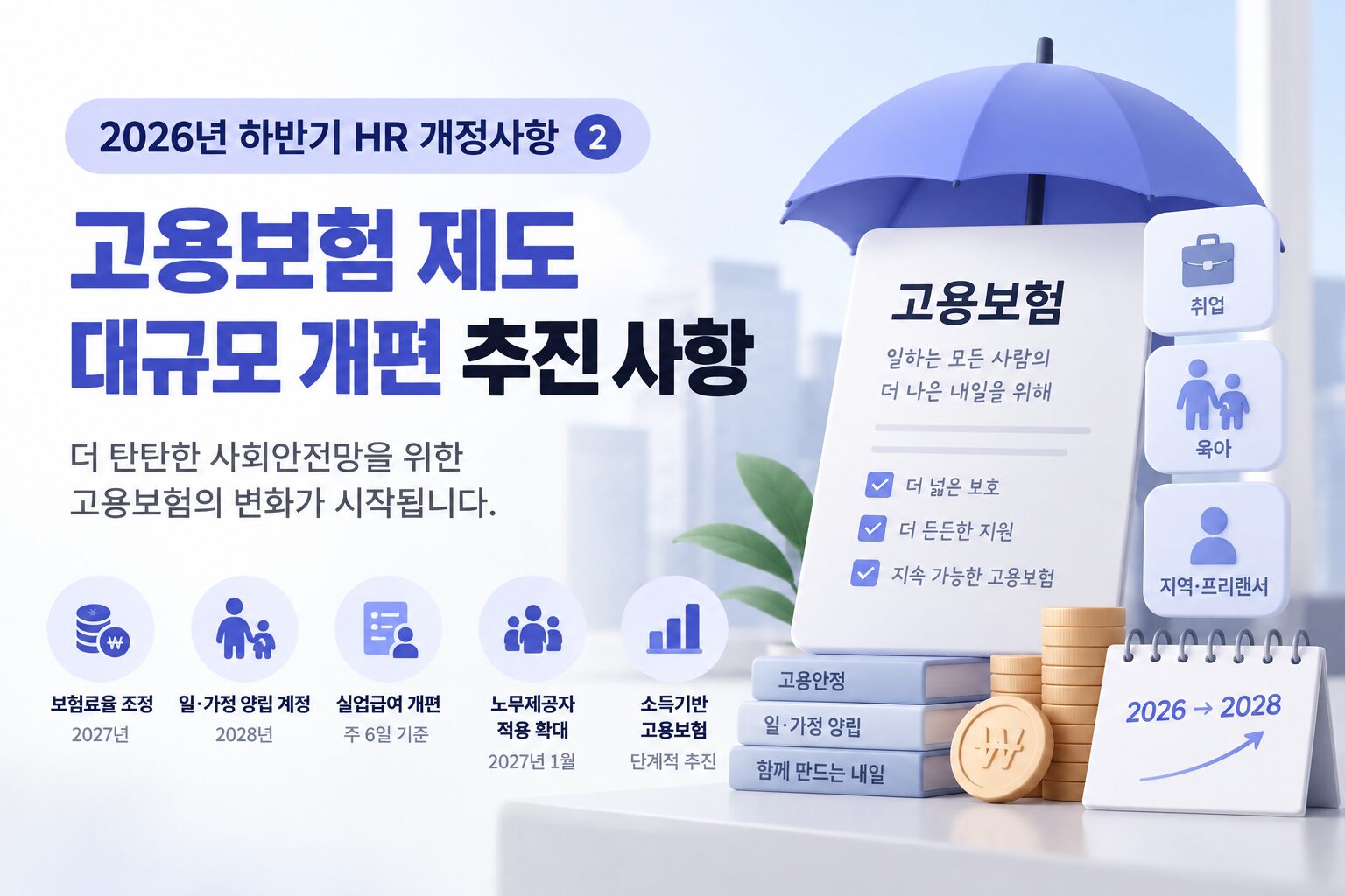 고용보험 제도 개편